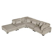 8555GB*5OT (5)5-Piece Modular Sectional with Ottoman - 8555GB*5OT