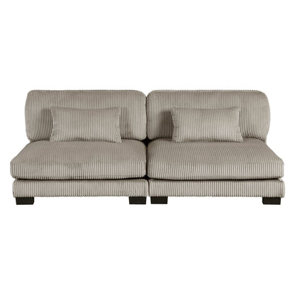8555GB*6OT (6)6-Piece Modular Sectional with Ottoman - 8555GB*6OT
