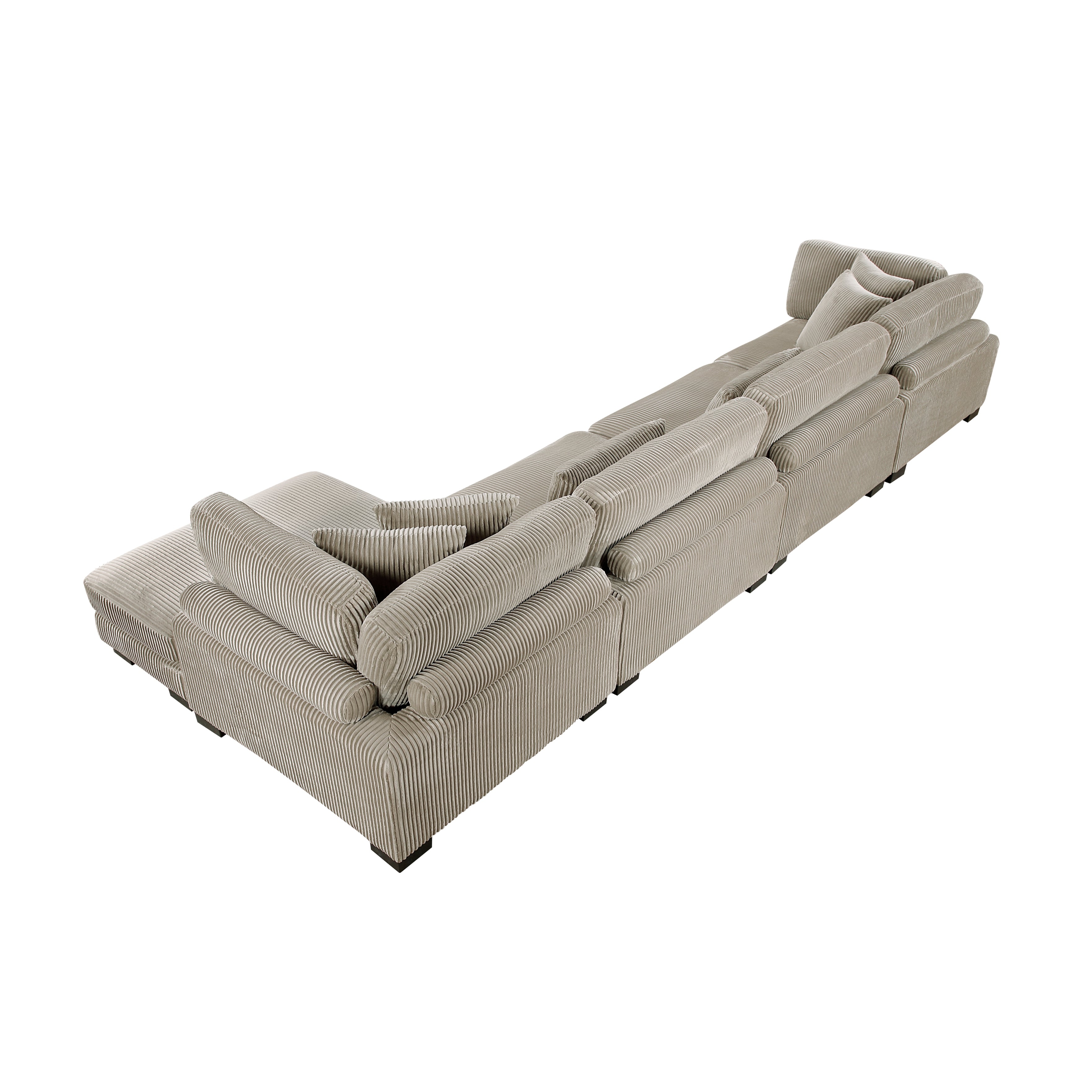 8555GB*CR2ACVC (4)4-Piece Modular Sectional with Reversible Chaise - 8555GB*CR2ACVC