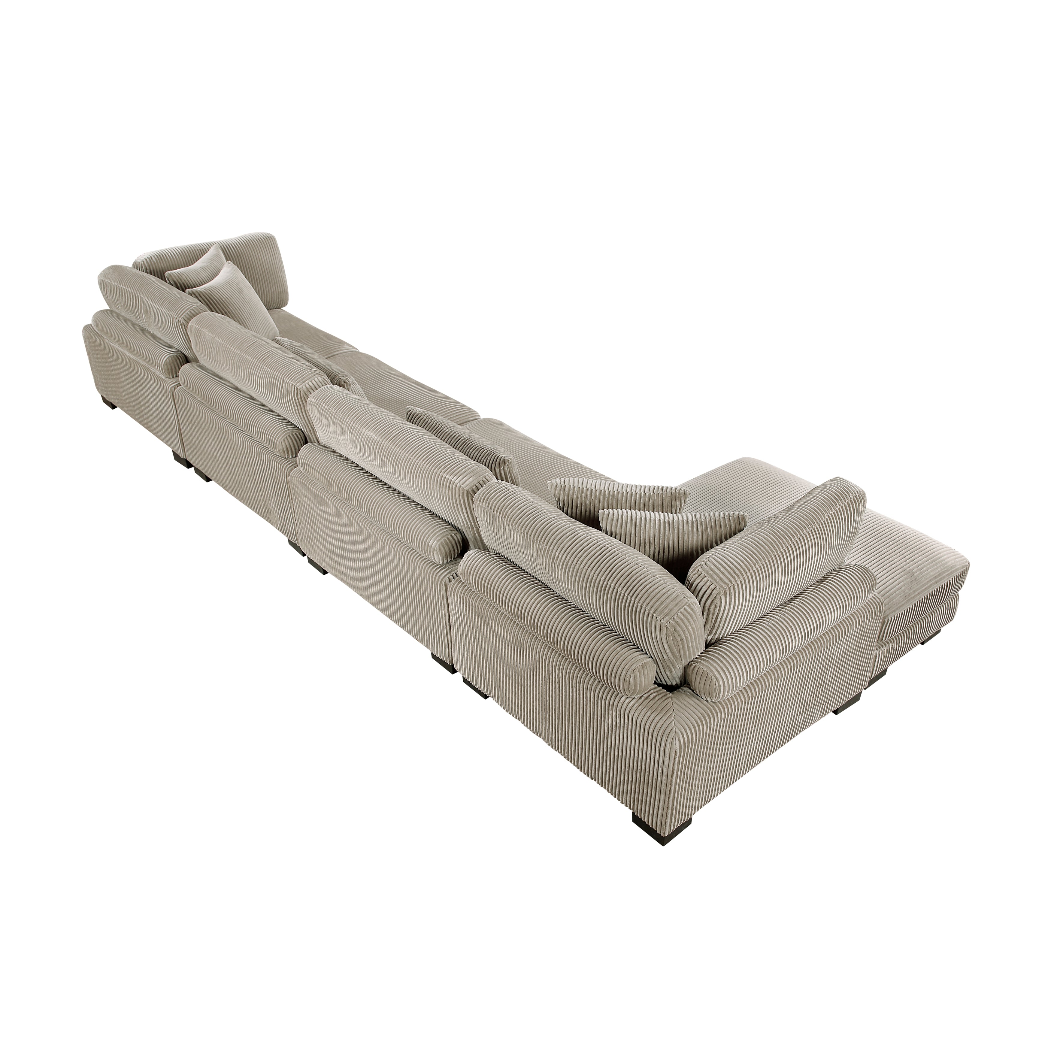8555GB*CR2ACVC (4)4-Piece Modular Sectional with Reversible Chaise - 8555GB*CR2ACVC