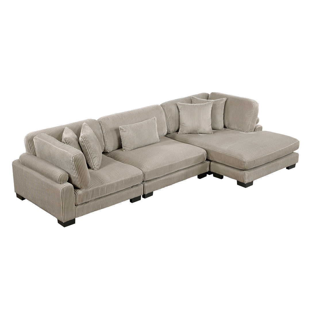 8555GB*CRACVC (3)3-Piece Modular Sectional with Reversible Chaise - 8555GB*CRACVC