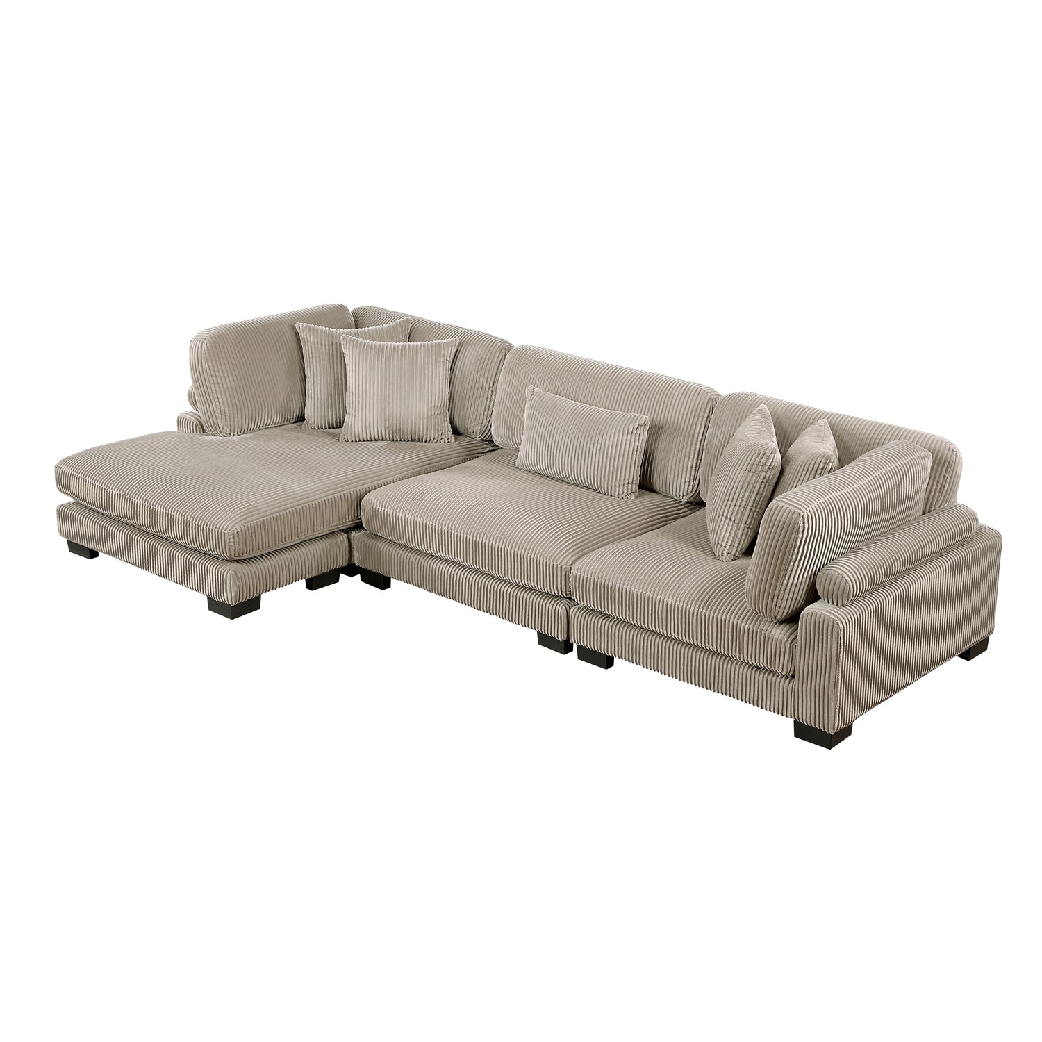 8555GB*CRACVC (3)3-Piece Modular Sectional with Reversible Chaise - 8555GB*CRACVC