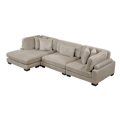 8555GB*CRACVC (3)3-Piece Modular Sectional with Reversible Chaise - 8555GB*CRACVC