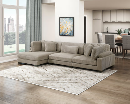 8555GB*CRACVC (3)3-Piece Modular Sectional with Reversible Chaise - 8555GB*CRACVC