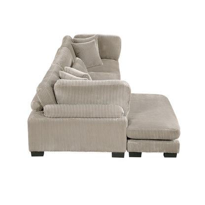 8555GB*CRACVC (3)3-Piece Modular Sectional with Reversible Chaise - 8555GB*CRACVC