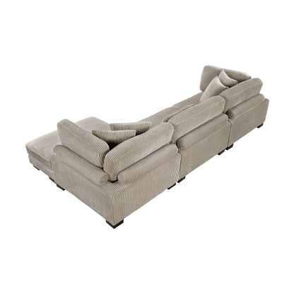 8555GB*CRACVC (3)3-Piece Modular Sectional with Reversible Chaise - 8555GB*CRACVC