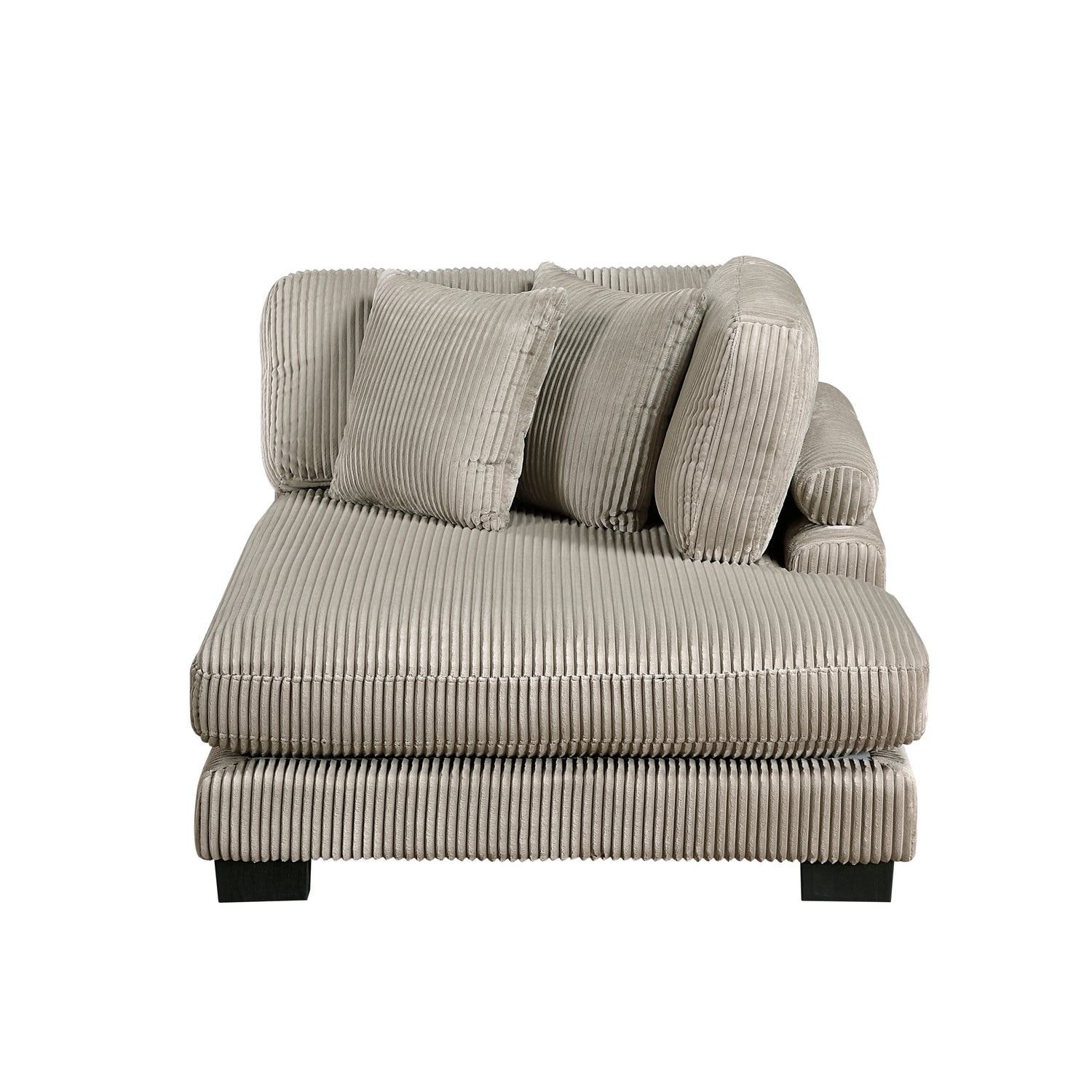 8555GB*CRACVCOT (4)4-Piece Modular Sectional with Reversible Chaise and Ottoman - 8555GB*CRACVCOT