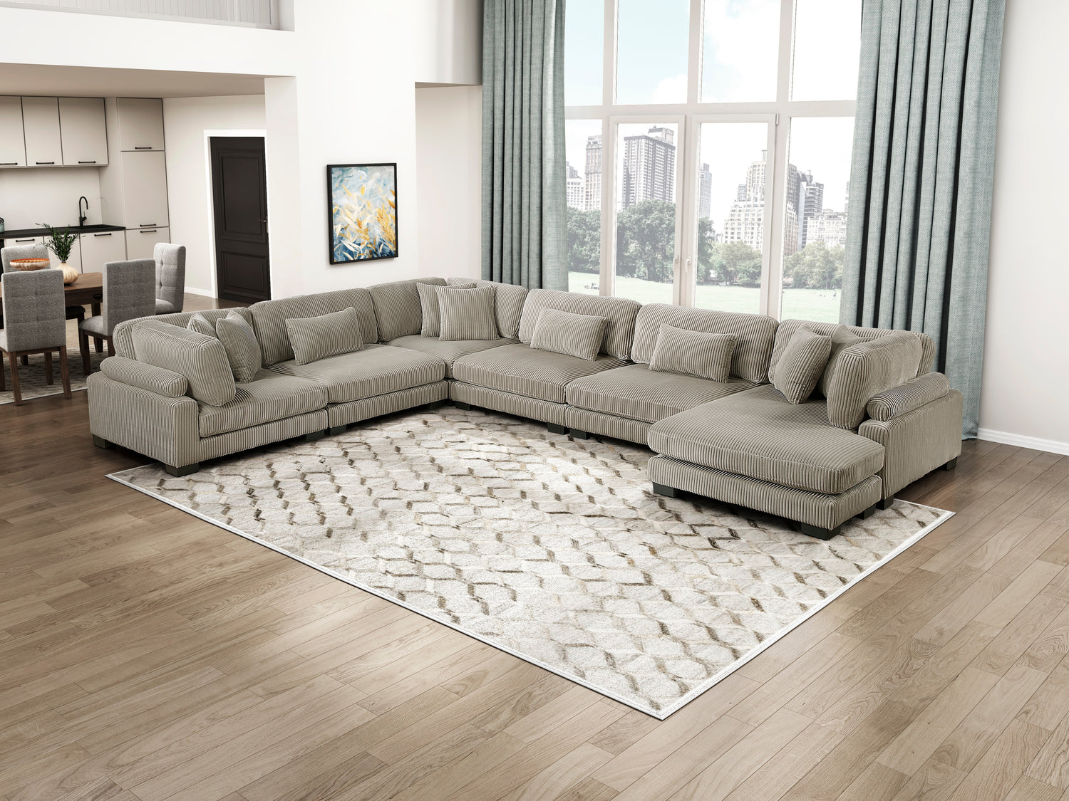 8555GB-VC Reversible Chaise - 8555GB-VC