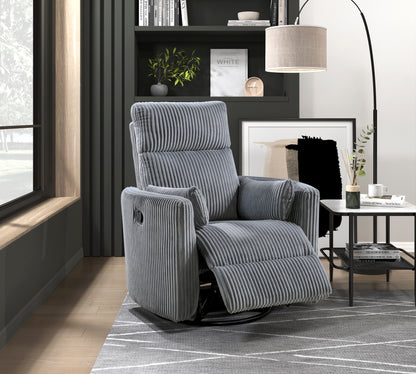 8555GY-1SW Swivel Glider Reclining Chair - 8555GY-1SW
