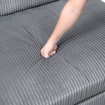 8555GY*2AC2VC (4)4-Piece Modular Sectional with Reversible Chaise - 8555GY*2AC2VC