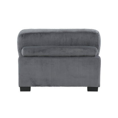 8555GY*2AC3CR (5)5-Piece Modular Sectional - 8555GY*2AC3CR