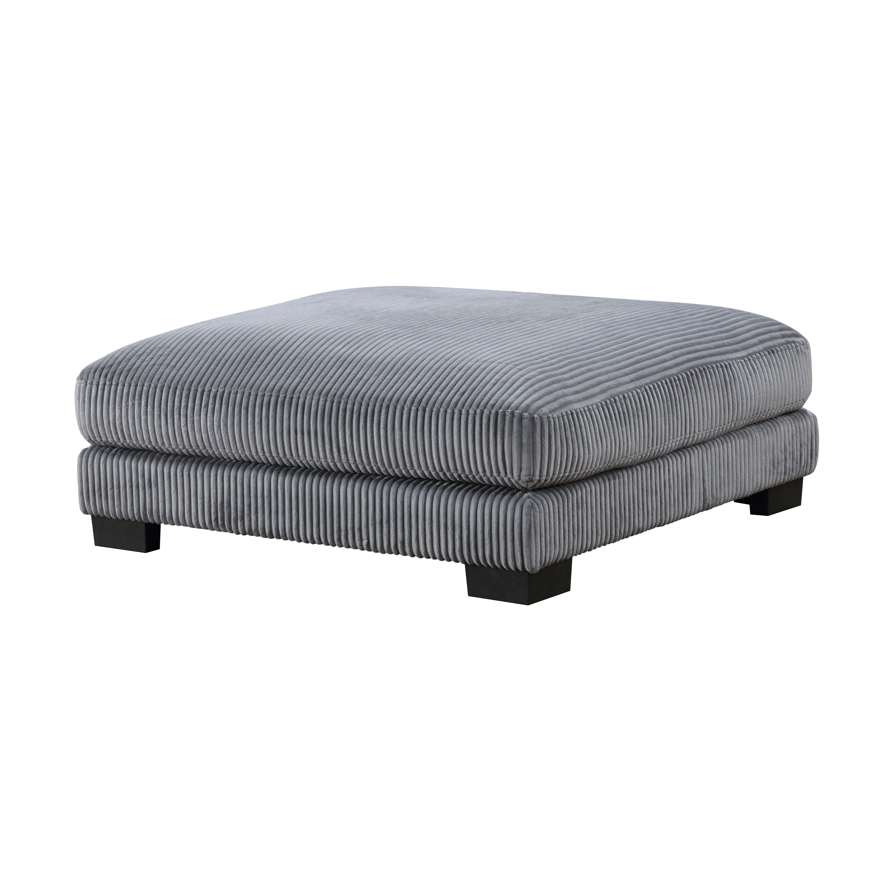8555GY*2CR2AC2OT (6)6-Piece Modular Sectional with Ottomans - 8555GY*2CR2AC2OT