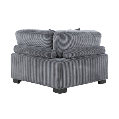 8555GY*2CR3ACVC (6)6-Piece Modular Sectional with Reversible Chaise - 8555GY*2CR3ACVC