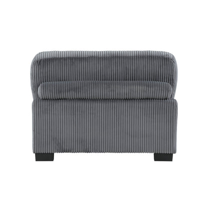 8555GY*2CR3ACVC (6)6-Piece Modular Sectional with Reversible Chaise - 8555GY*2CR3ACVC