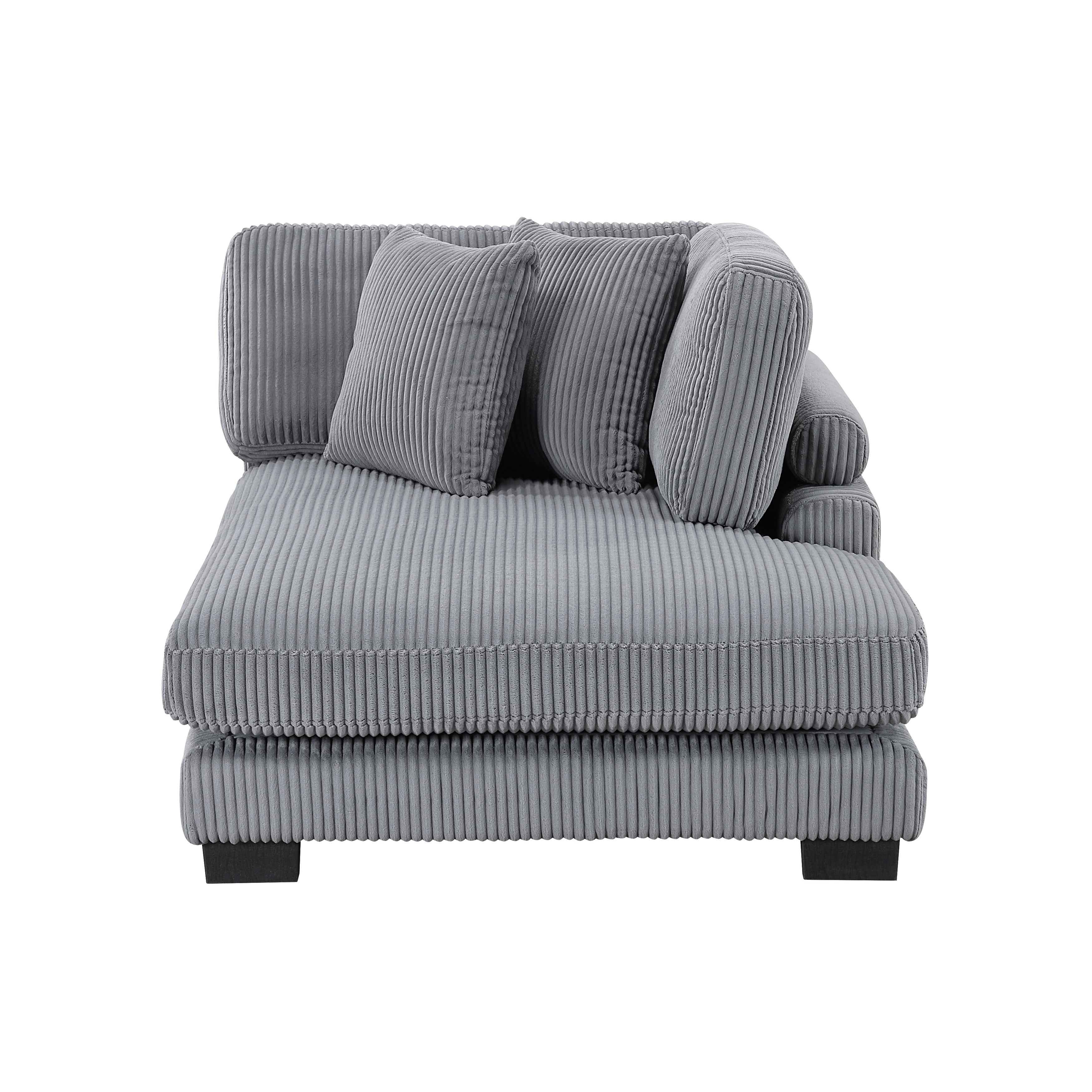 8555GY*2CR3ACVCOT (7)7-Piece Modular Sectional with Reversible Chaise and Ottoman - 8555GY*2CR3ACVCOT