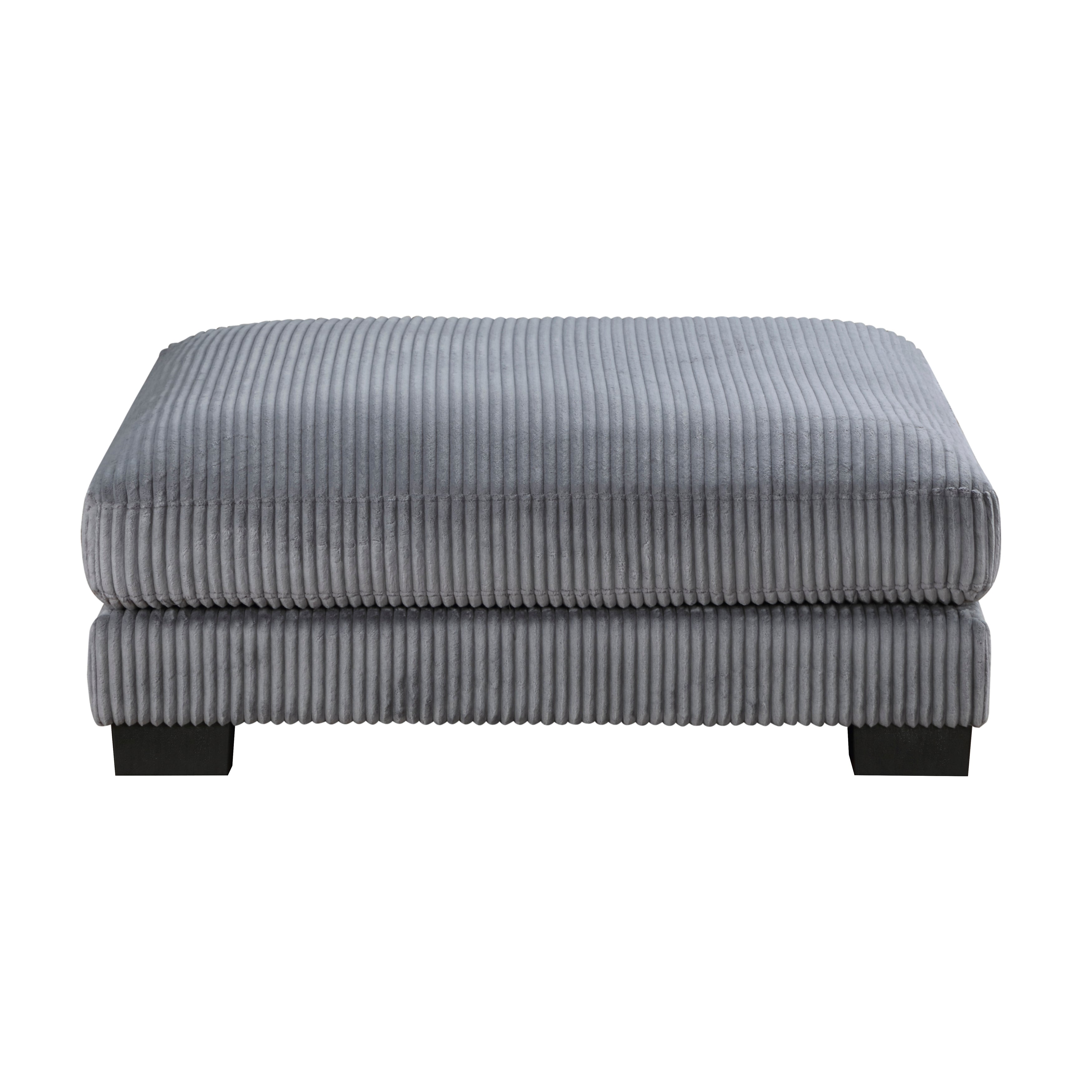 8555GY*2CR3ACVCOT (7)7-Piece Modular Sectional with Reversible Chaise and Ottoman - 8555GY*2CR3ACVCOT