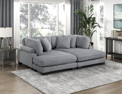 8555GY*2VC (2)2-Piece Chaise Lounge - 8555GY*2VC