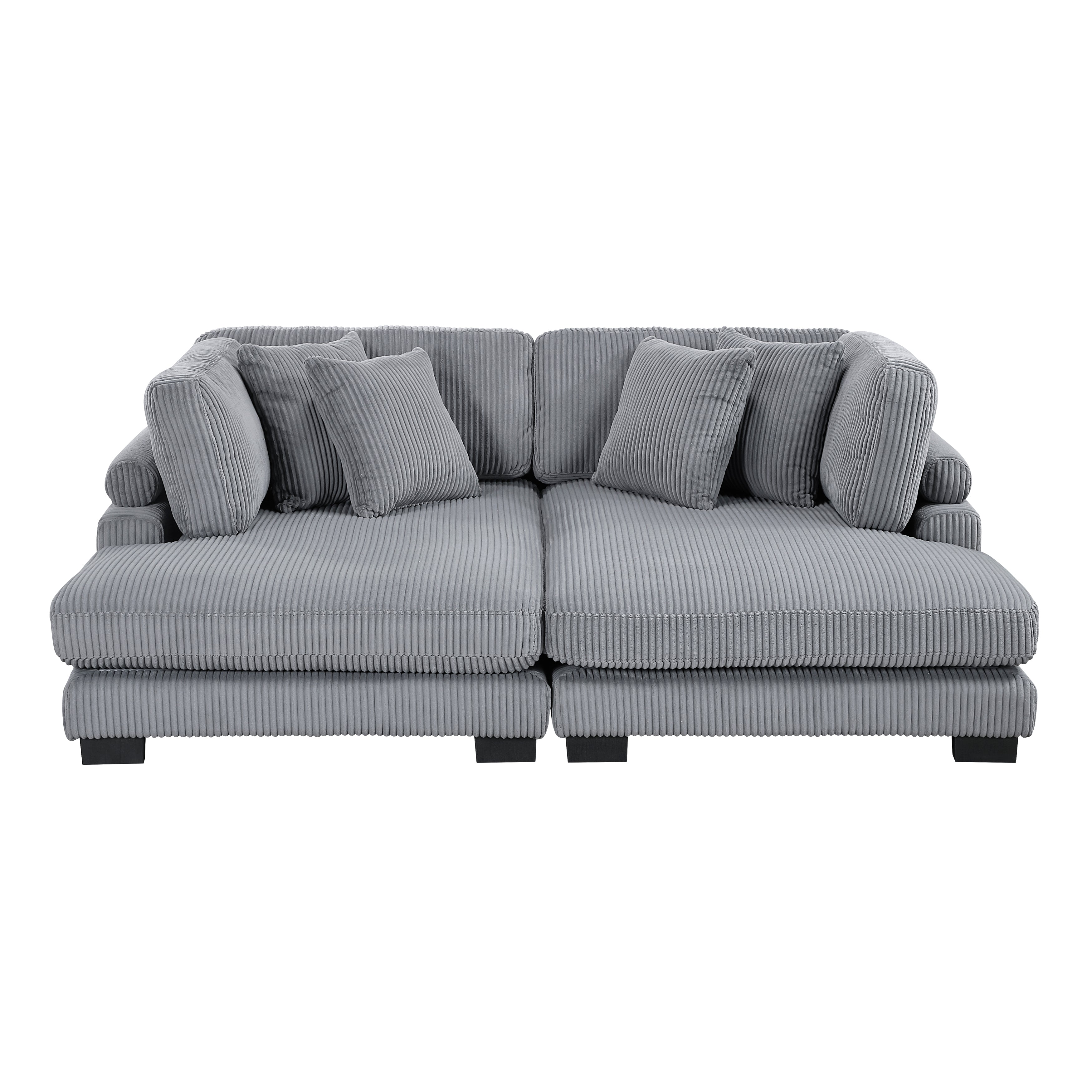 8555GY*2VC (2)2-Piece Chaise Lounge - 8555GY*2VC