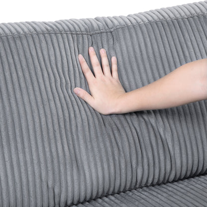 8555GY*3CRAC (4)4-Piece Modular Sectional - 8555GY*3CRAC