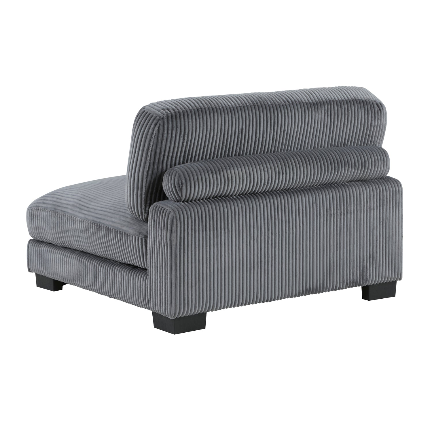 8555GY*3CRACOT (5)5-Piece Modular Sectional with Ottoman - 8555GY*3CRACOT
