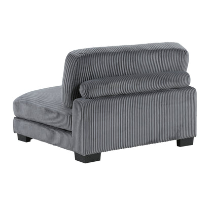 8555GY*CR2ACVC (4)4-Piece Modular Sectional with Reversible Chaise - 8555GY*CR2ACVC