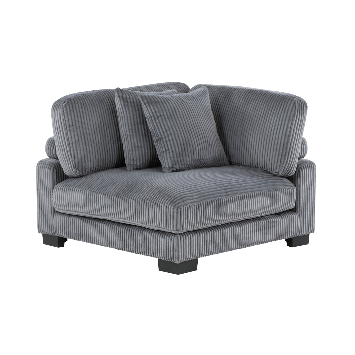 8555GY*CR2ACVCOT (5)5-Piece Modular Sectional with Reversible Chaise and Ottoman - 8555GY*CR2ACVCOT