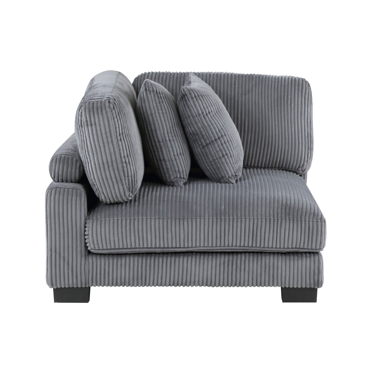 8555GY*CR2ACVCOT (5)5-Piece Modular Sectional with Reversible Chaise and Ottoman - 8555GY*CR2ACVCOT