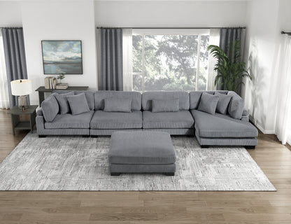 8555GY-VC Reversible Chaise - 8555GY-VC