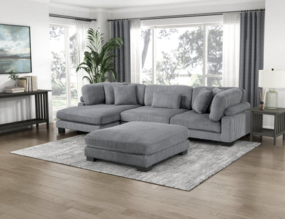 8555GY-VC Reversible Chaise - 8555GY-VC