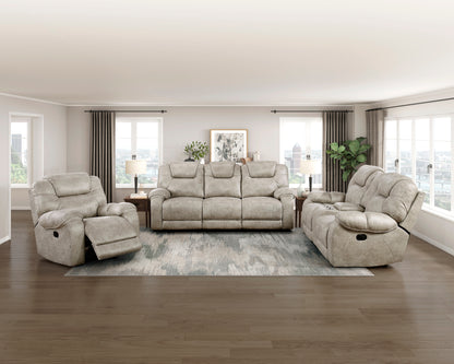 8560PT-2 DOUBLE RECLINING LOVE SEAT WITH CENTER CONSOLE - 8560PT-2