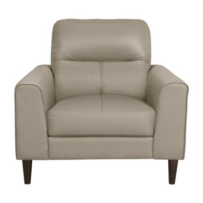 Lewes Latte Leather Living Room Set from Homelegance - Luna Furniture
