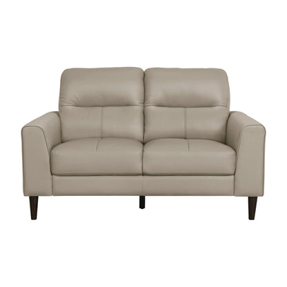 Lewes Latte Leather Living Room Set from Homelegance - Luna Furniture