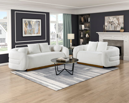 Novella White Living Room Set from Homelegance - Luna Furniture