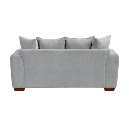 8579GY*2 2pc Set: Sofa, Love - 8579GY*2