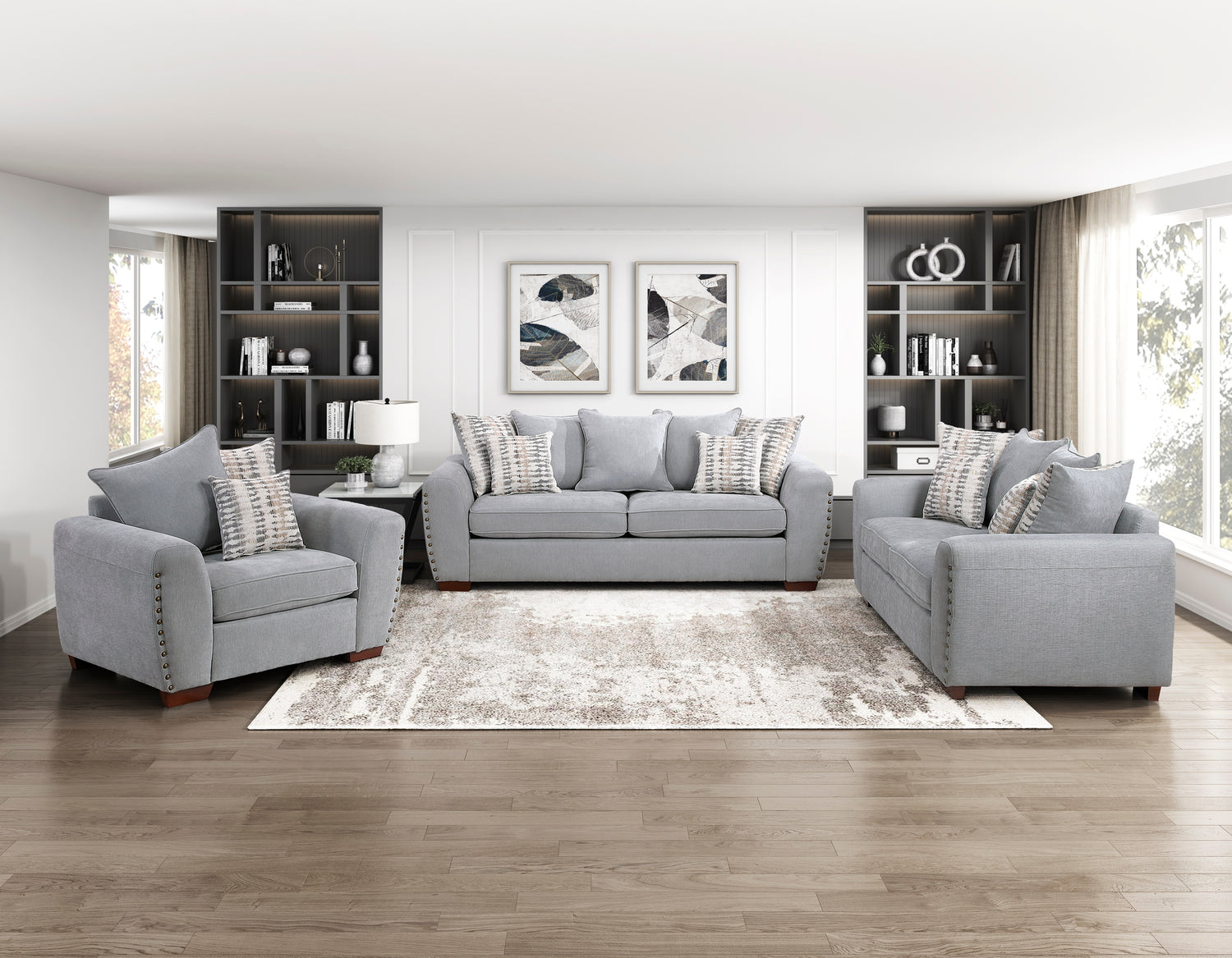 8579GY-3 Sofa - 8579GY-3