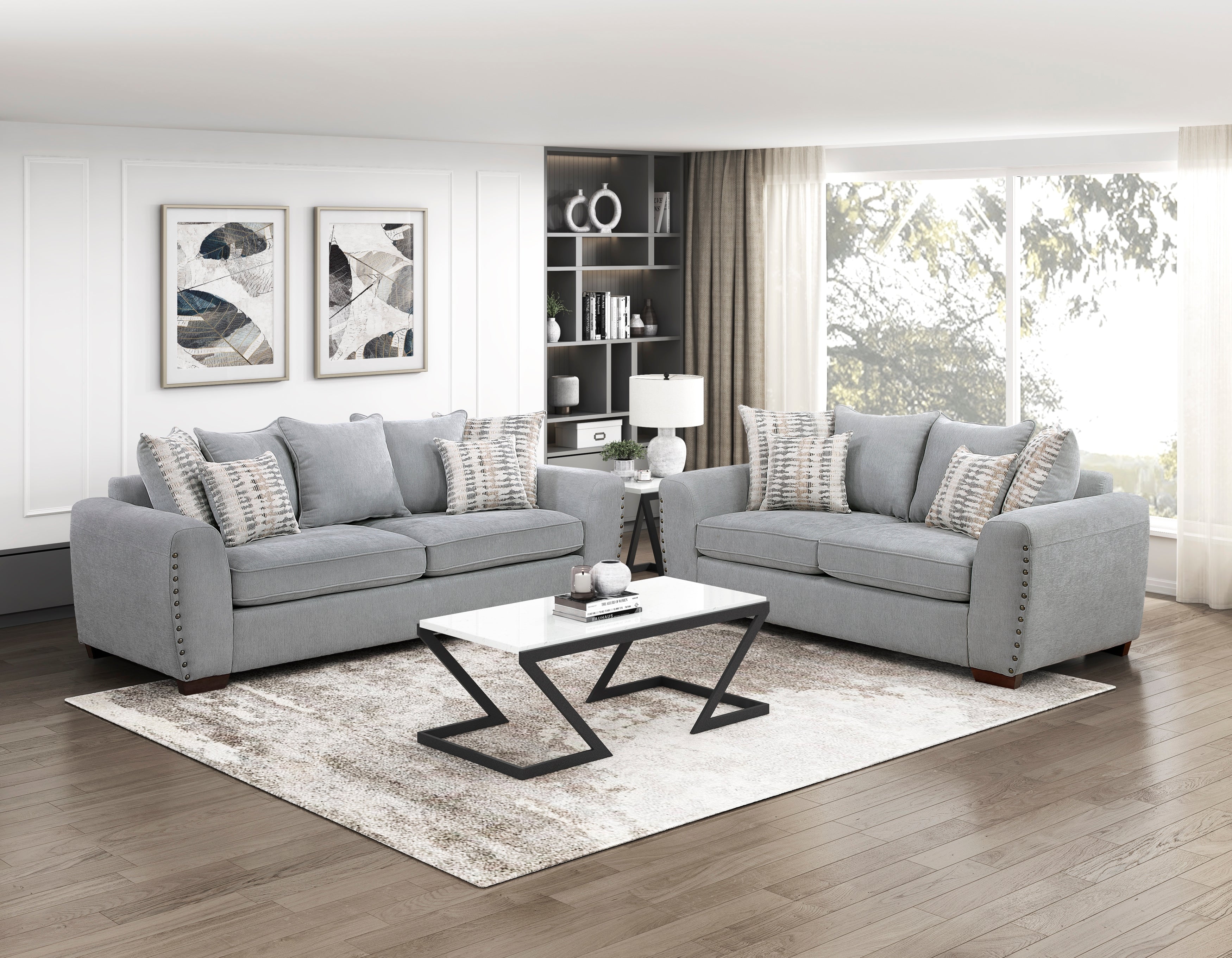 8579GY-3 Sofa - 8579GY-3
