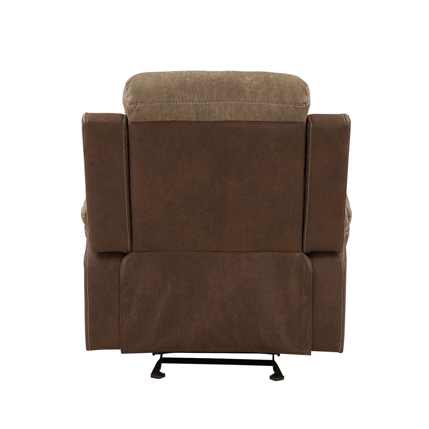 Glendale Brown Microfiber Double Reclining Living Room Set from Homelegance - Luna Furniture