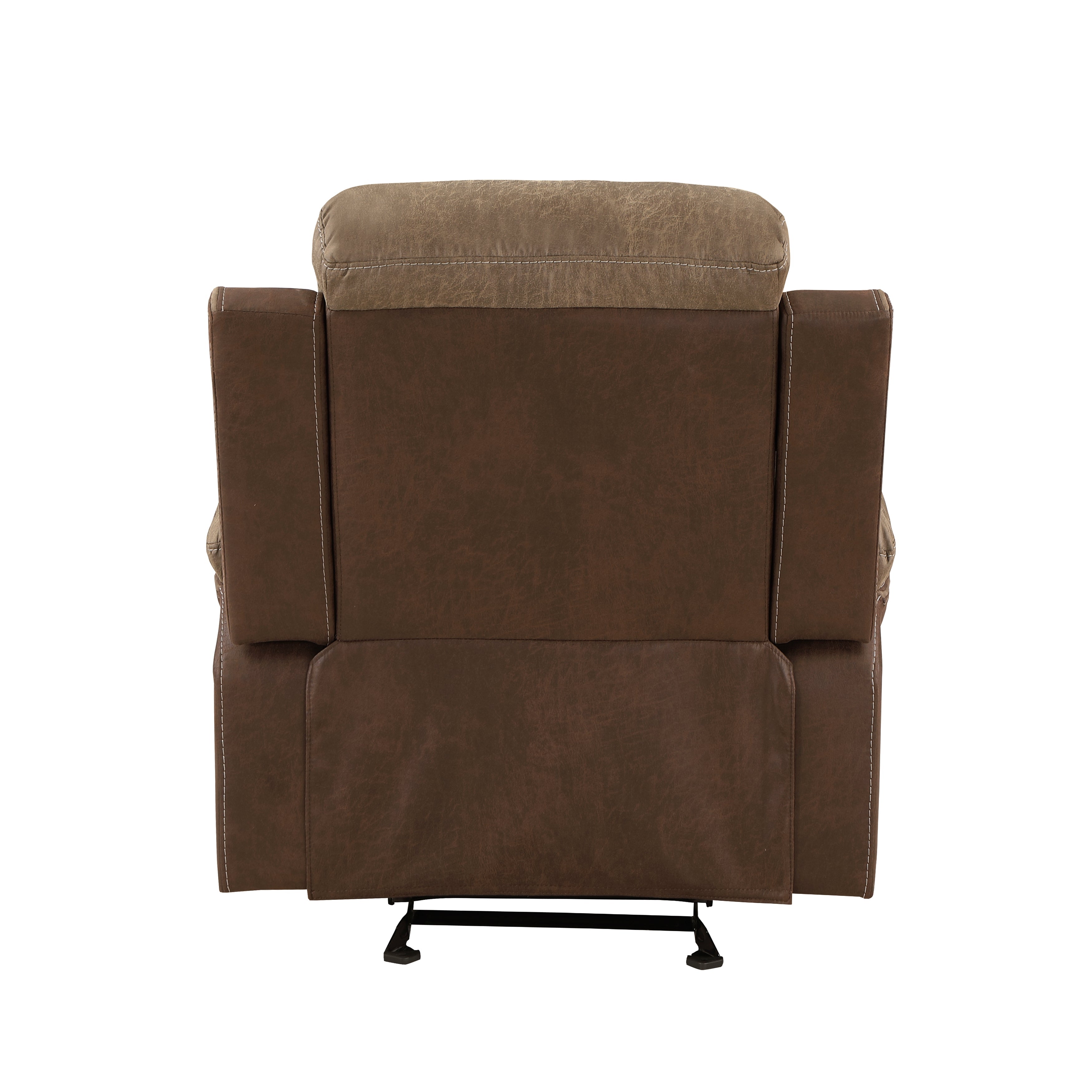 Glendale Brown Microfiber Double Reclining Living Room Set from Homelegance - Luna Furniture