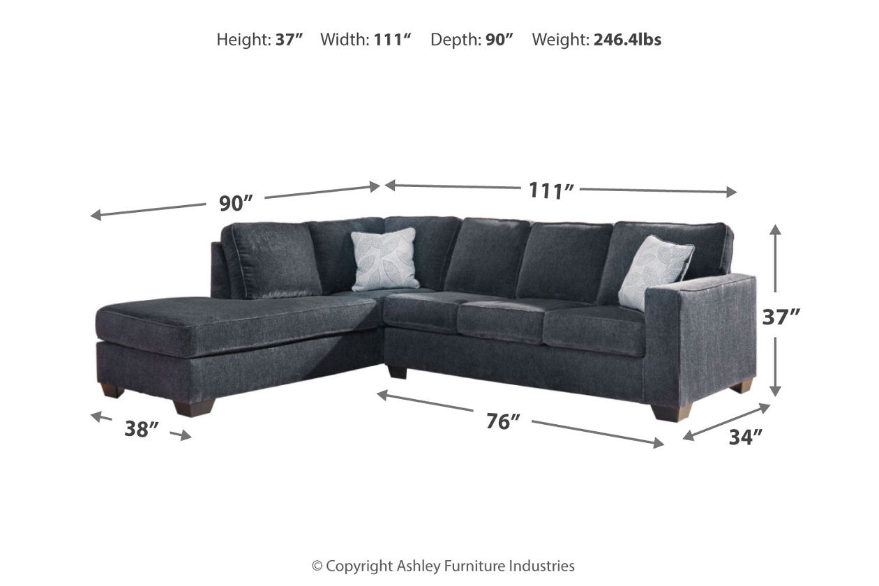 Altari  2-Piece Sectional and Ottoman -  Ashley - Luna Furniture