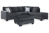 Altari Slate 2-Piece Sectional and Ottoman -  Ashley - Luna Furniture