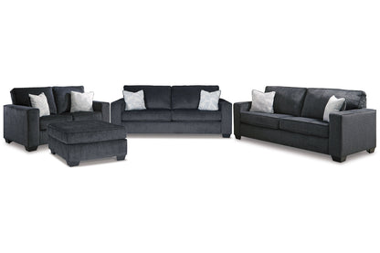 Altari Slate Sofa Sleeper, Sofa, Loveseat, and Ottoman -  Ashley - Luna Furniture