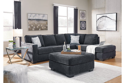 Altari Slate 2-Piece Sectional and Ottoman -  Ashley - Luna Furniture