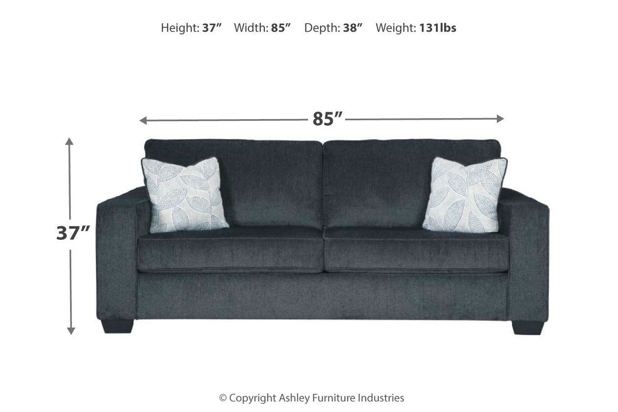 Altari Slate Sofa Sleeper, Sofa, Loveseat, and Ottoman -  Ashley - Luna Furniture