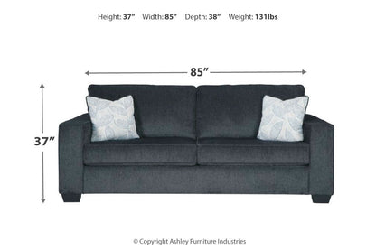 Altari Slate Sofa Sleeper, Sofa, Loveseat, and Ottoman -  Ashley - Luna Furniture