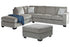 Altari Alloy 2-Piece Sectional with Ottoman -  Ashley - Luna Furniture