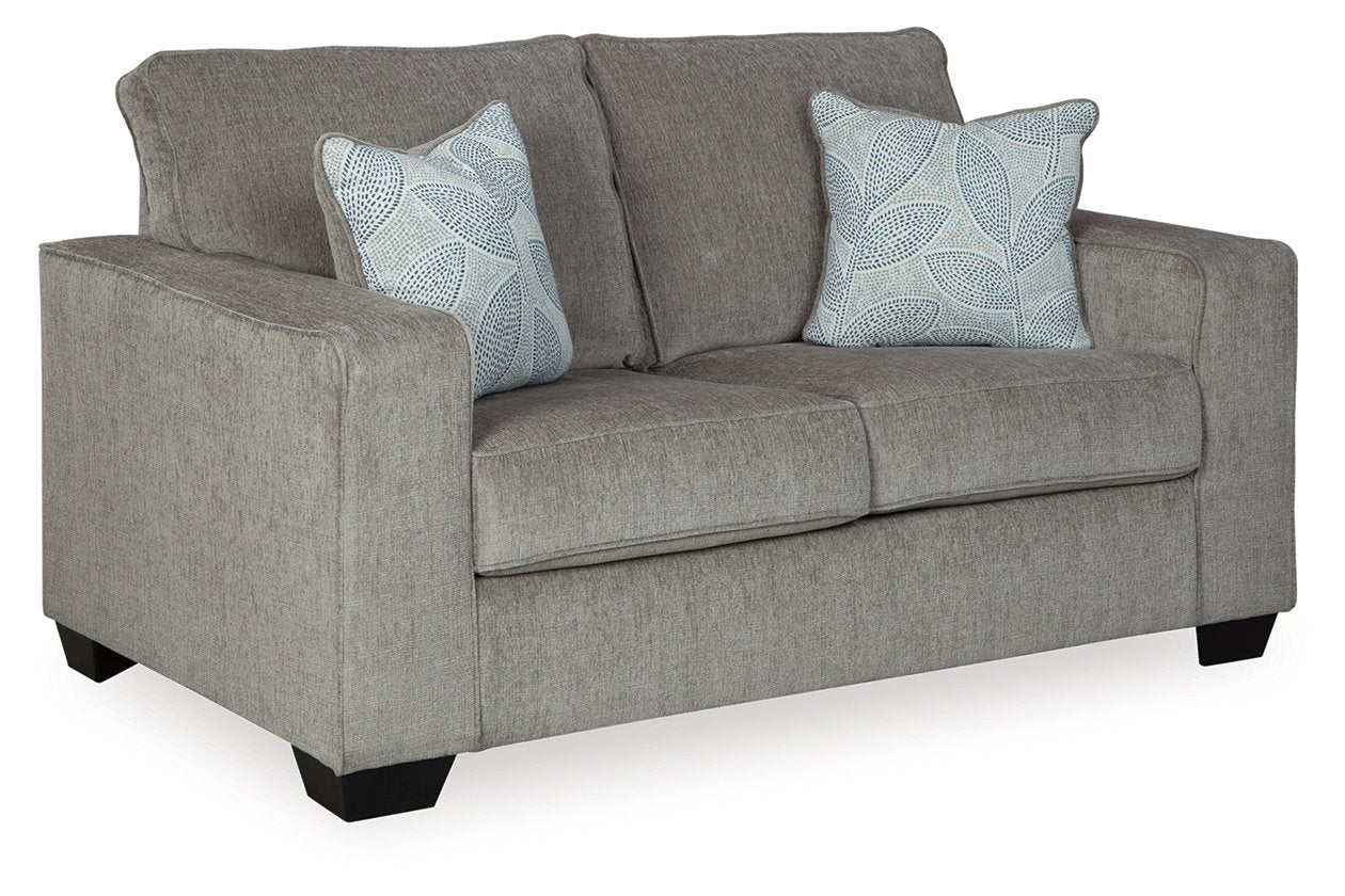 Altari Alloy 2-Piece Sectional with Chaise, Loveseat and Ottoman -  Ashley - Luna Furniture