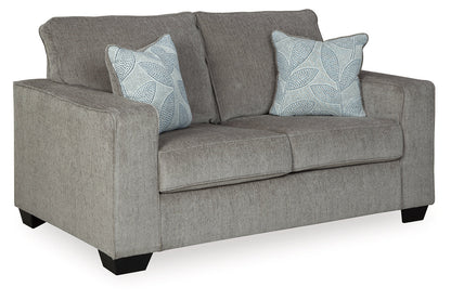 Altari Alloy 2-Piece Sectional with Chaise, Loveseat and Ottoman -  Ashley - Luna Furniture