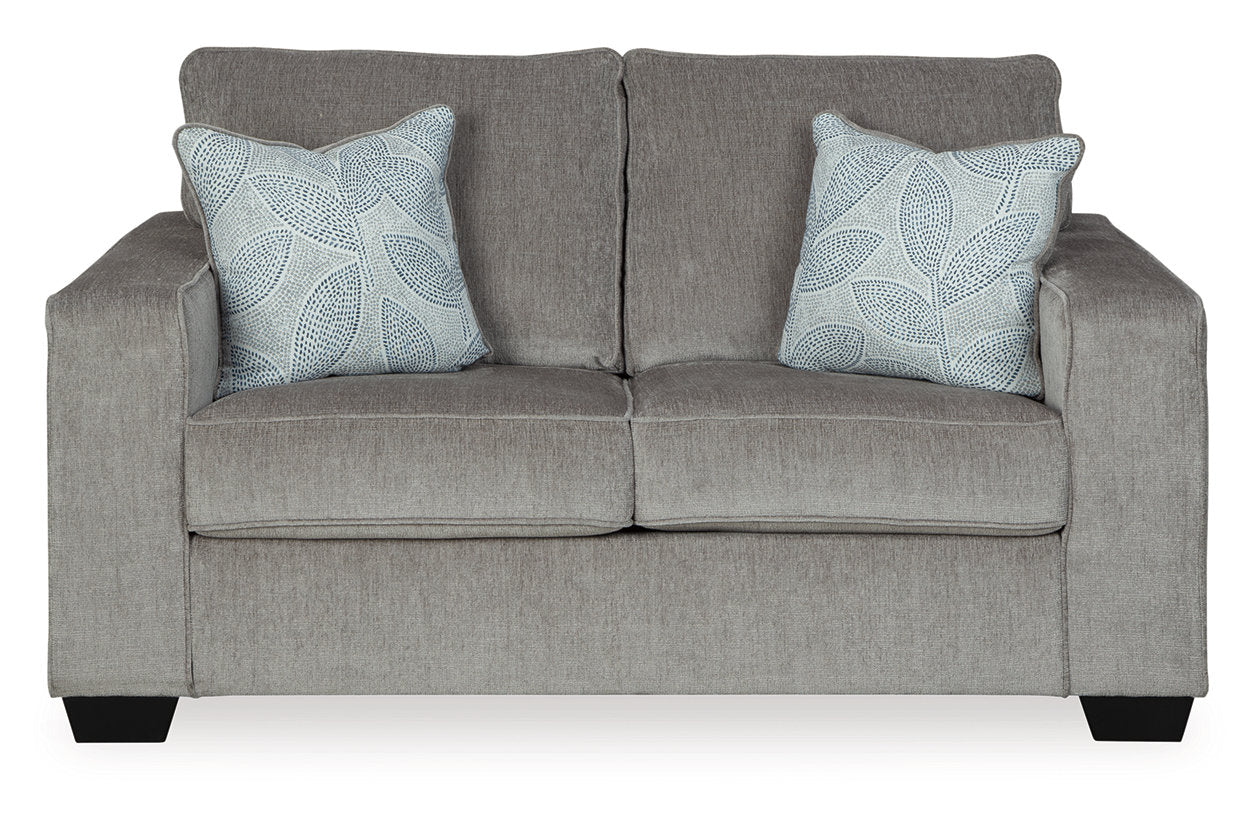 Altari Alloy 2-Piece Sectional with Chaise, Loveseat and Ottoman -  Ashley - Luna Furniture
