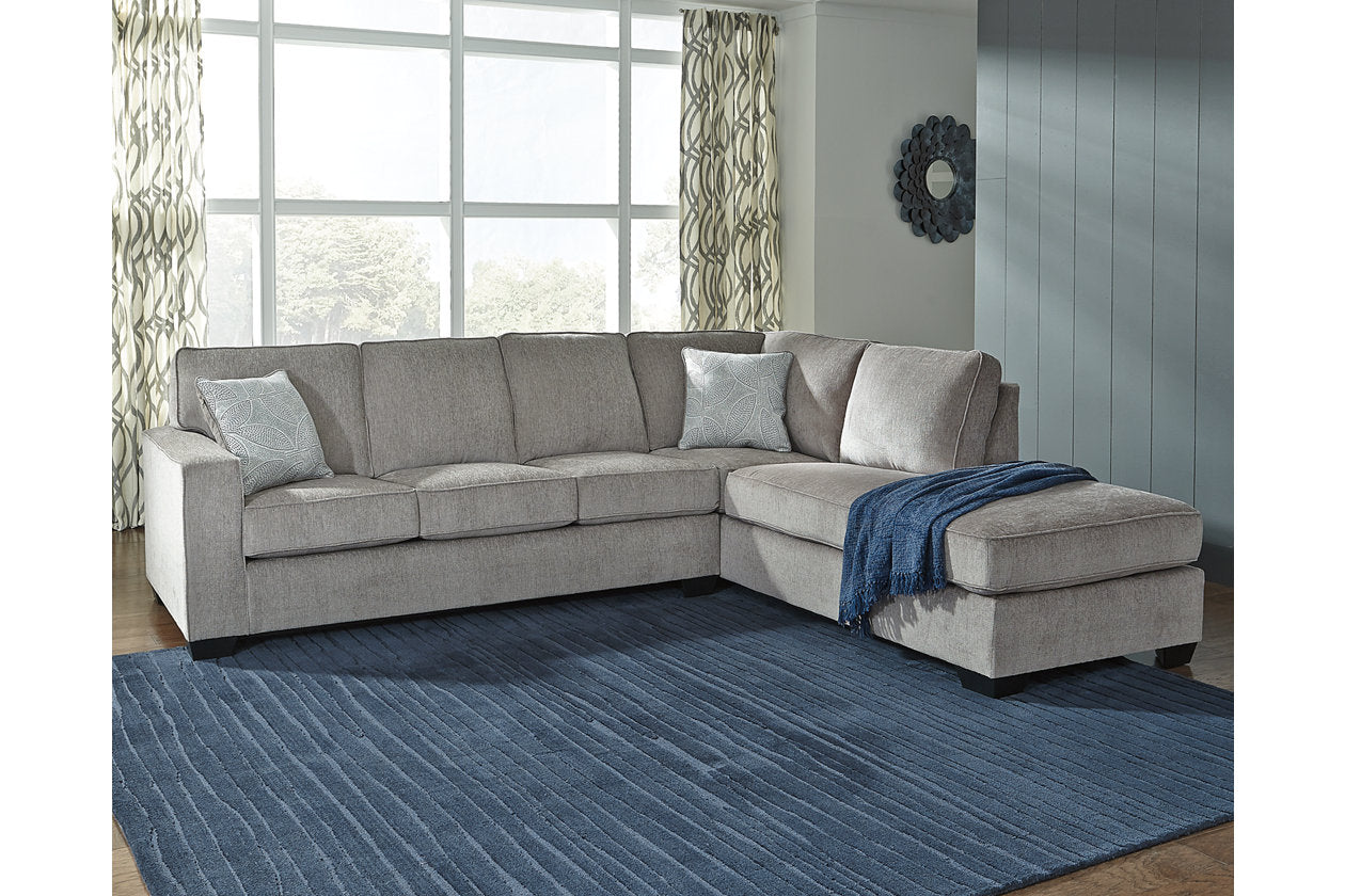 Altari Alloy 2-Piece Sleeper Sectional, Loveseat and Ottoman -  Ashley - Luna Furniture