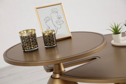 873 Gold 2 Pc Coffee Table Set - 873GOLD-COFSET